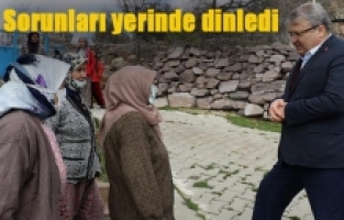 Başkan Çerçi Yuntdağı’ndaki yatırımları inceledi