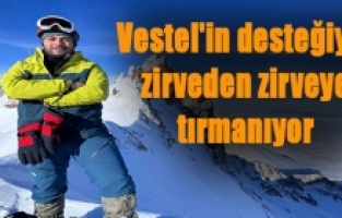 Bu kez Erciyes'in zirvesinde...