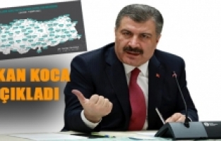 İşte illere göre haftalık vaka sayısı