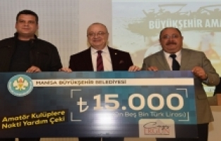 Başkan Ergün’den amatör spora 935 bin TL’lik nakdi destek