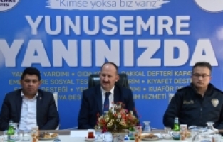 Yunusemre'de güvenlik toplantısı yapıldı
