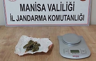 Manisa'da esrar operasyonu: 1 gözaltı