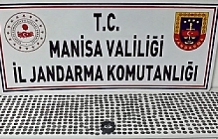 Salihli’de 675 sikke ele geçirildi