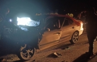 Alkollü Sürücü Önündeki Araca Çarptı: 4  Yaralı