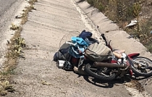 Arka Tekeri Patlayan Sürücü Ölümden Döndü