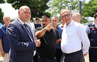 Başkan Çetin Akın ve Genel Sekreter Yardımcısı Öztozlu’dan İnceleme Turu