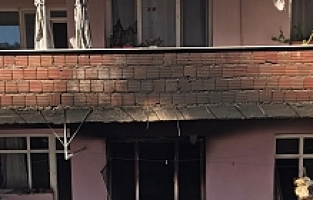 Alaşehir'de Korkutan Ev Yangını