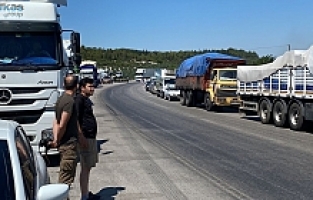 Yol Kenarındaki Ot Yangını Kontrol Altına Alındı