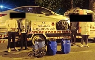 Zeytinyağı Hırsızları Jandarmadan Kaçamadı