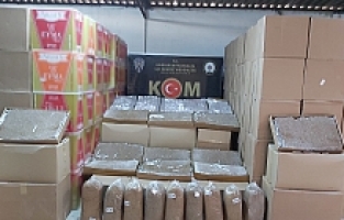 3 milyon 850 bin adet kaçak makaron ele geçirildi