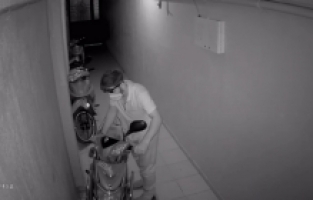 Motosiklet Hırsızları Kamerada