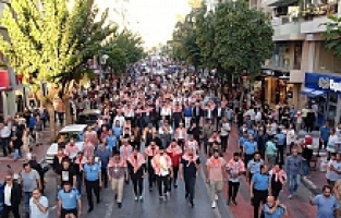 7. Yuntdağı Yağlı Pehlivan Güreşleri Kortej Yürüyüşü Yapıldı