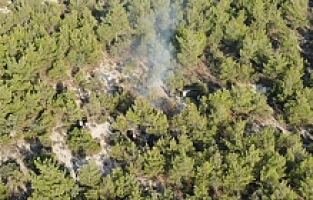 İtfaiyenin İHA’sı Yangının Büyümesini Önledi