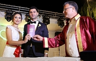 Polis Çiftin Nikahını Başkan Öküzcüoğlu Kıydı