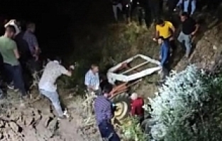 Traktör Uçuruma Yuvarlandı: 1 Ölü 1 Yaralı