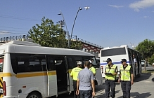 Turgutlu’da okul servis araçları denetlendi