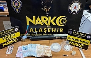 Alaşehir'de uyuşturucudan 2 tutuklama