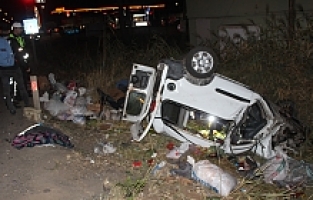 Aracın Kamyona Çarptığı Kazada Karı Koca Ağır Yaralandı