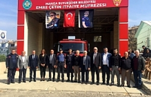 Salihli’de Genç İtfaiyeci Emre Çetin Dualarla Anıldı