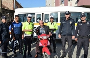 Ahmetli Emniyetinden ‘Bir Kask Bir Hayat’ Uygulaması