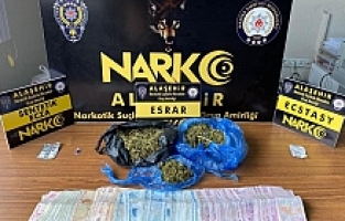 Alaşehir'de uyuşturucu operasyonu