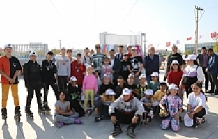 Başkan Çelik Gençler için Yapılan Parkı Gençlerle Birlikte Açtı