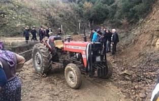 Sarıgöl’de traktör kazası: 1 ölü