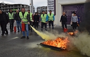 Yunusemre’de Yangın Tatbikatı