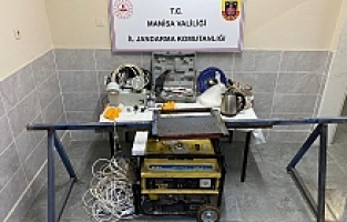 Manisa’da kaçak kazı: 5 gözaltı