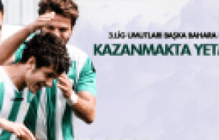 3. LİG UMUTLARI BAŞKA BAHARA!..