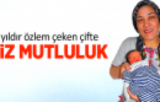 8 YILDIR ÖZLEM ÇEKEN ÇİFTE, İKİZ BEBEK SEVİNCİ