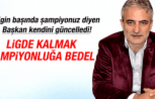 ABDULLAH MERGEN LİGDE KALMAMIZ ŞAMPİYONLUĞA BEDEL
