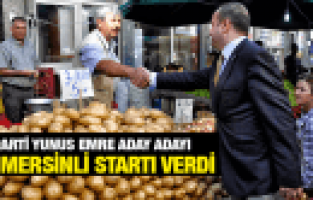 AK PARTİ YUNUS EMRE ADAY ADAYI BERK MERSİNLİ SEÇİM STARTINI VERDİ