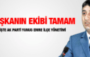 AK PARTİ YUNUS EMRE İLÇE YÖNETİMİ BELLİ OLDU