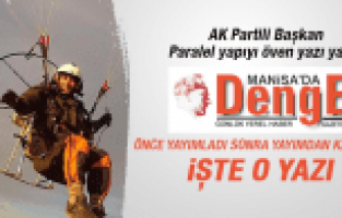 AK PARTİLİ BAŞKAN PARALEL YAPIYI ÖVDÜ