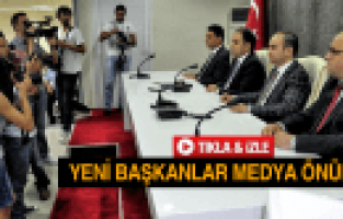 AK PARTİ'NİN YENİ İLÇE BAŞKANLARI MEDYA YA TANITILDI