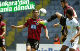 AKHİSAR BELEDİYESPOR ANKARA'DAN PUANLA DÖNDÜ