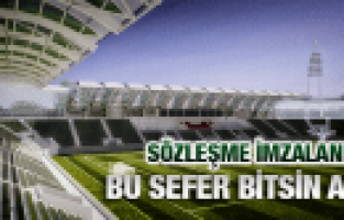 AKHİSAR BELEDİYESPOR'UN STAD SÖZLEŞMESİ İMZALANDI