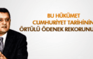AKP CUMHURİYET TARİHİNİN ÖRTÜLÜ ÖDENEK REKORUNU KIRDI