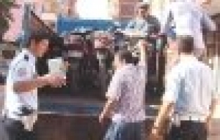 Alaşehir'de Ruhsatsız ve Plakasız Motosikletler Toplanıyor