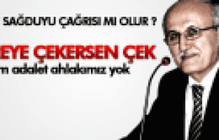 ALİ ALKAN: “BİZİM ADALET AHLAKIMIZ YOK”