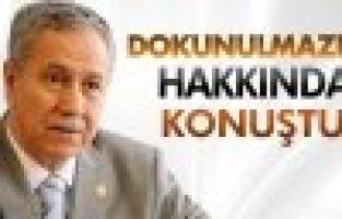  Arınç dokunulmazlık ile ilgili konuştu