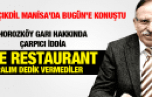 AZMİ AÇIKDİL HOROZKÖY GARINI CAFE RESTAURANT YAPALIM DEDİK VERMEDİLER