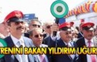 BALO PROJESİNİN İLK TRENİNİ BAKAN YILDIRIM UĞURLADI 