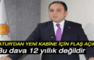 BAYBATUR YENİ KABİNEYİ DEĞERLENDİRDİ
