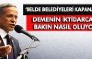 “BELDE BELEDİYELERİ ARTIK BÜYÜKŞEHRİN BELEDİYESİ OLUYOR” 