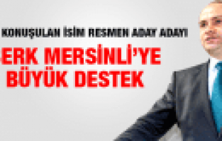 BERK MERSİNLİ RESMEN AK PARTİ'DEN ADAY ADAYI