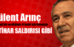 Bülent Arınç 8 Şehit İçin Konuştu!