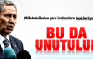 Bülent Arınç: Bu da unutulur