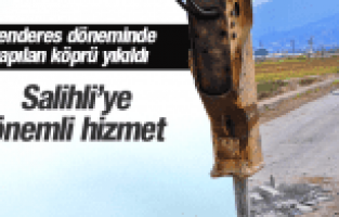 Büyükşehir’den Salihli’ye Önemli Hizmet